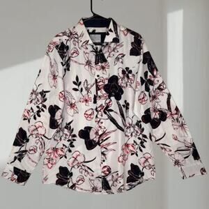 Suslo Couture Floral Button-Down Shirt (Men’s 2XL)